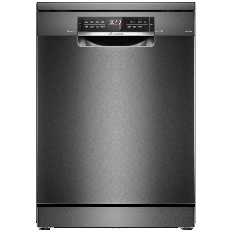 Bosch 60CM Series 6 Freestanding Black Inox Dishwasher SMS6HCB01A