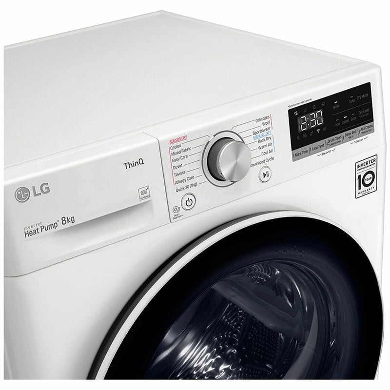 LG 8kg Heat Pump Dryer with Inverter Control DVH5-08W