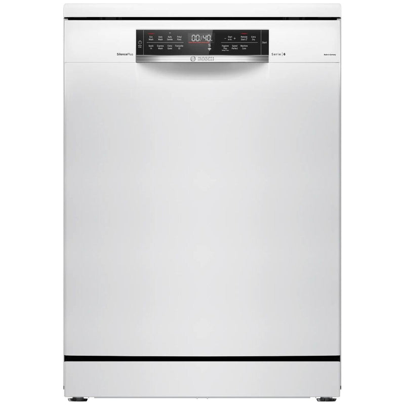 Bosch 60cm Series 6 Freestanding Dishwasher White SMS6HCW01A