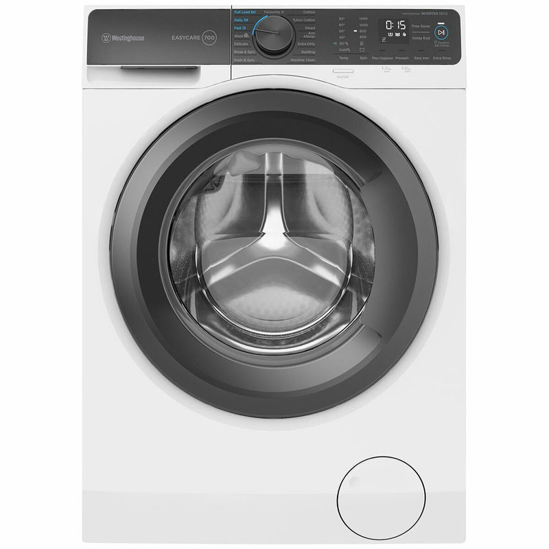 Westinghouse 10kg EasyCare Front Load Washing Machine WWF1044M7WA
